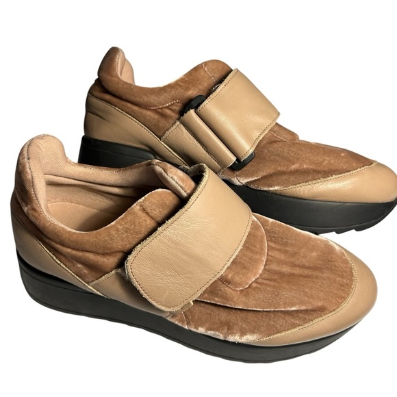 Free People Velour Cannon Sneakers Sz 38 - Picture 5 of 16